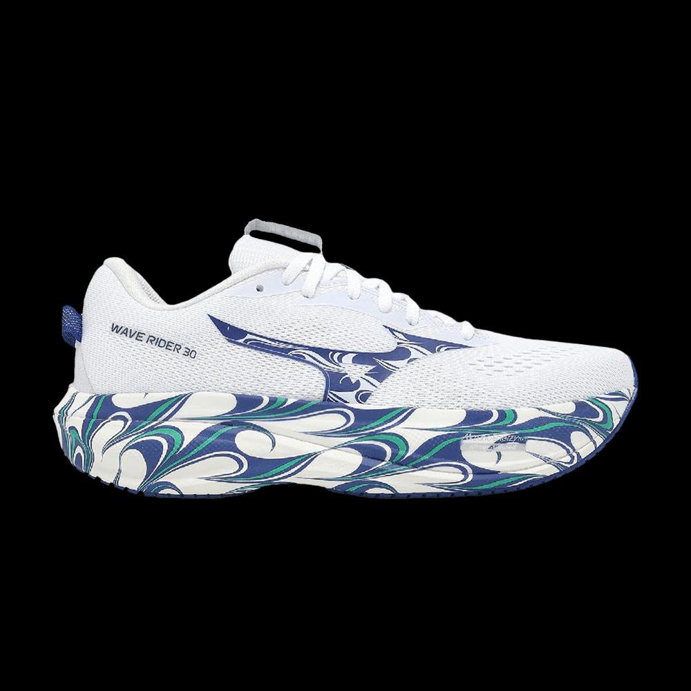 Беговые кроссовки Mizuno Wave Rider 30 'White Blue' 1