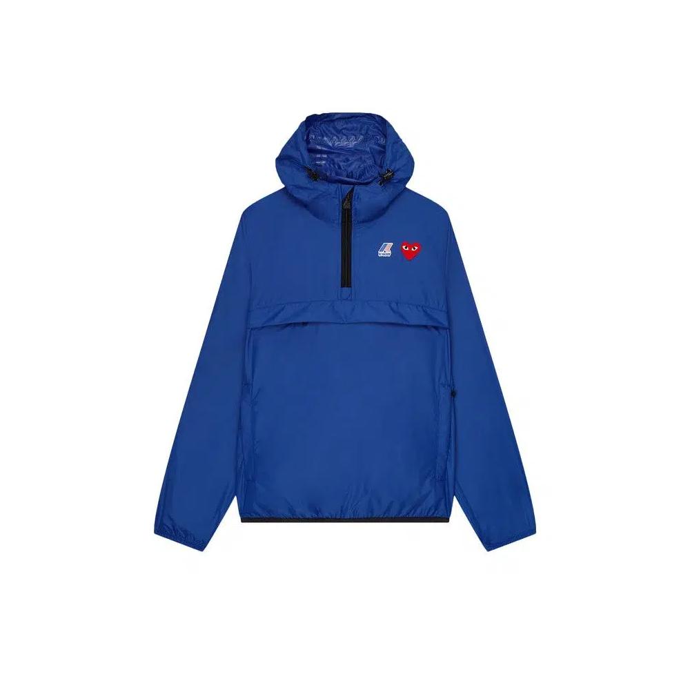 Куртки Comme des Garçons PLAY x K-Way Half-Zip Packable Jacket 'Синий' 1