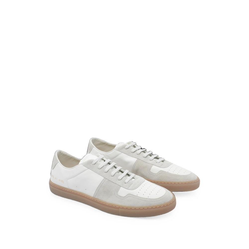suede-panelled leather sneakers 2