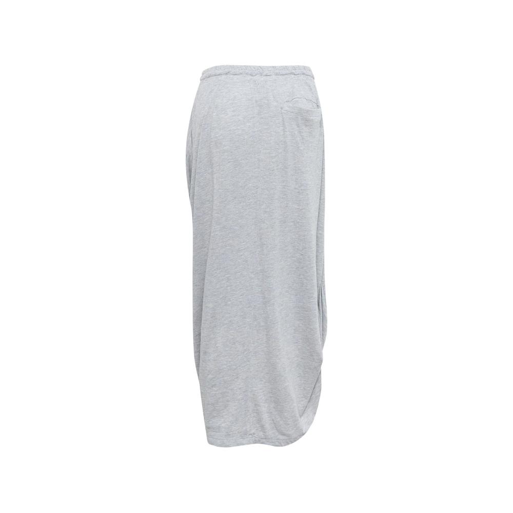 draped drawstring-waist maxi skirt 2