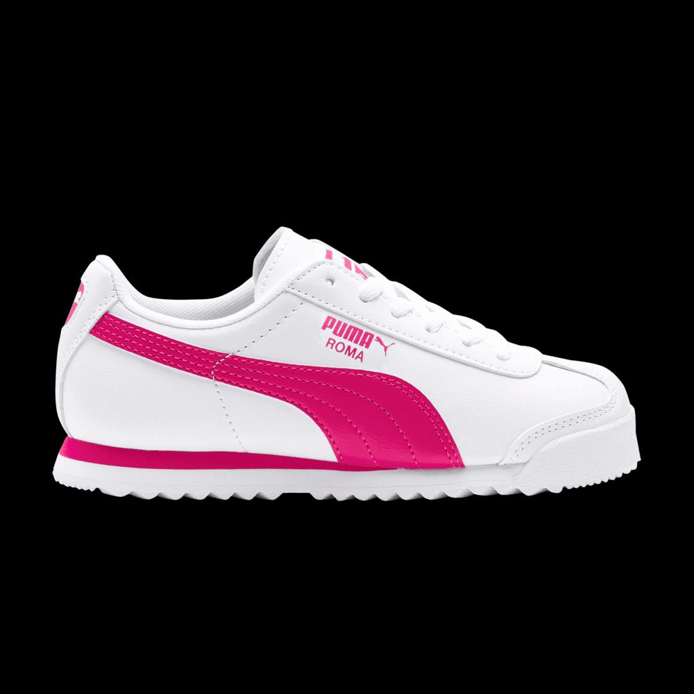 Кроссовки Puma Roma Basic Jr «White Fuchsia Purple» 1