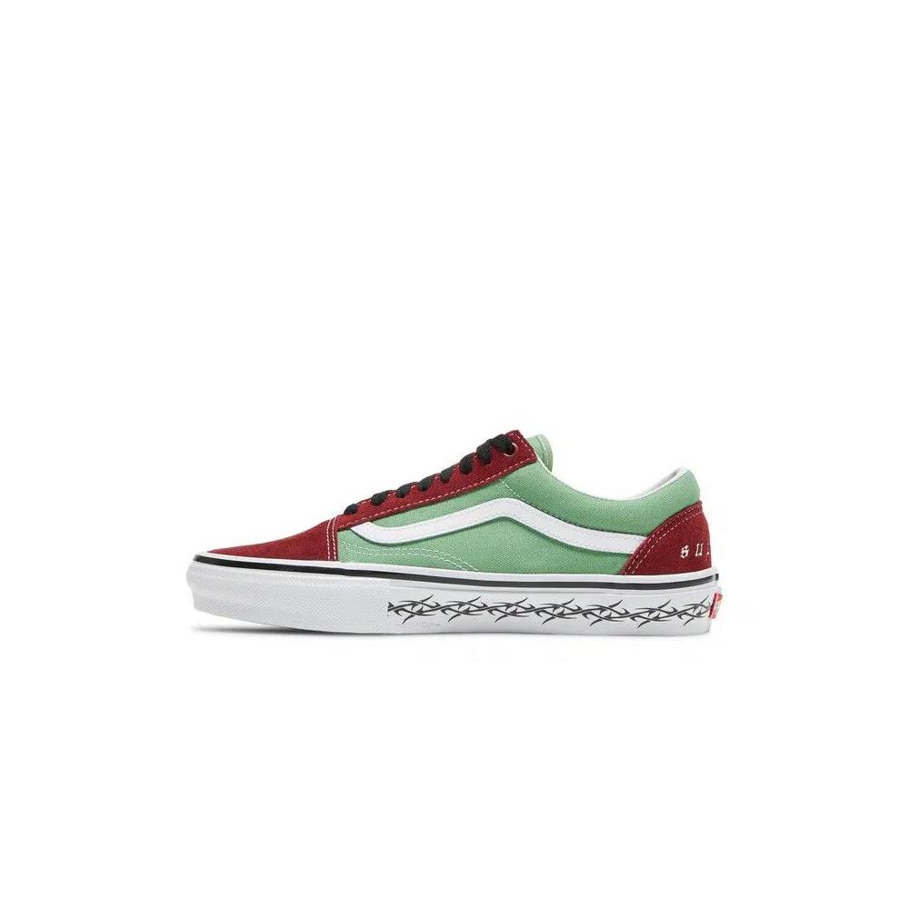 Кроссовки Supreme x Vans Old Skool 'Barbed Wire - Green' 3