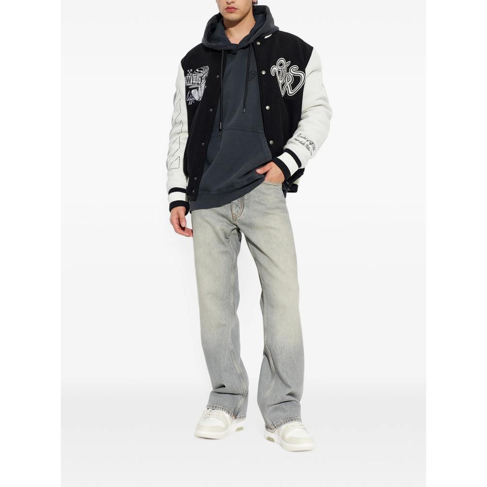 logo-embroidered cotton hoodie 2