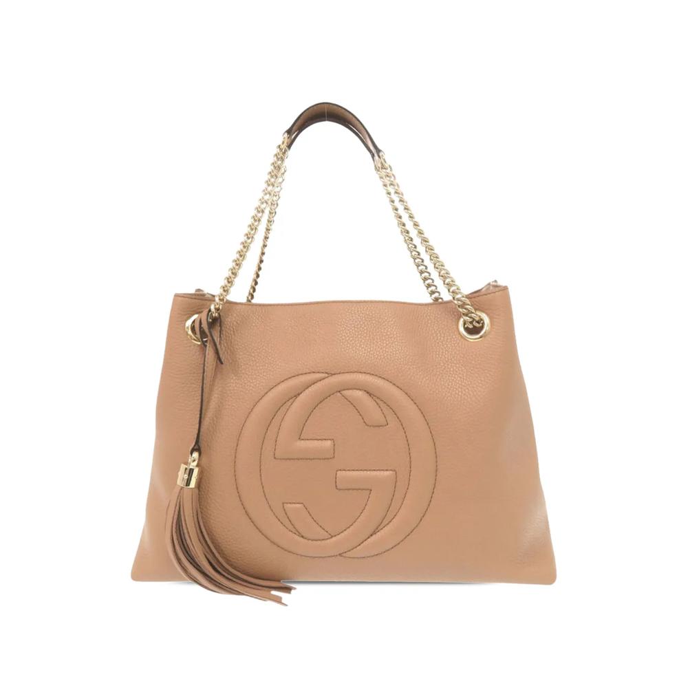 Сумка-тоут Calfskin Soho Chain среднего размера (2016-2026 годы) 1