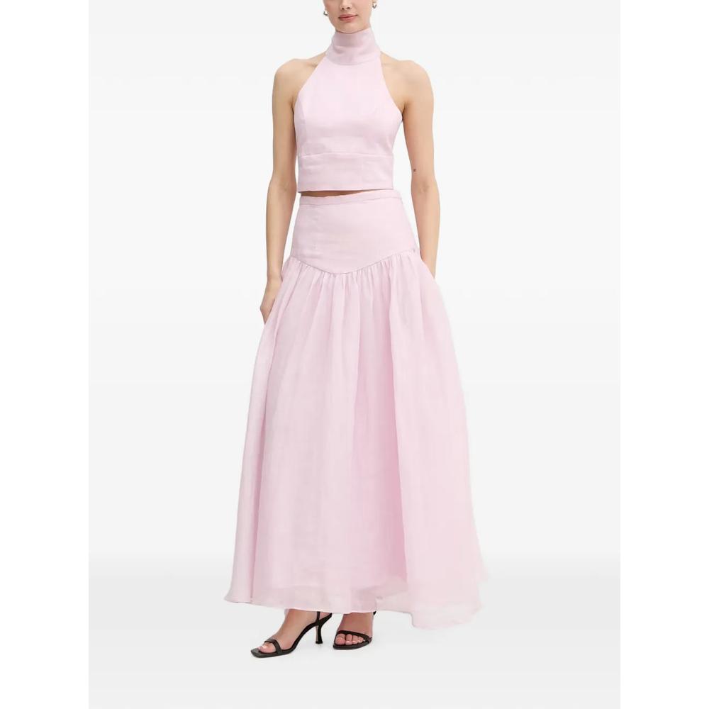 halterneck tie-fastening top 2