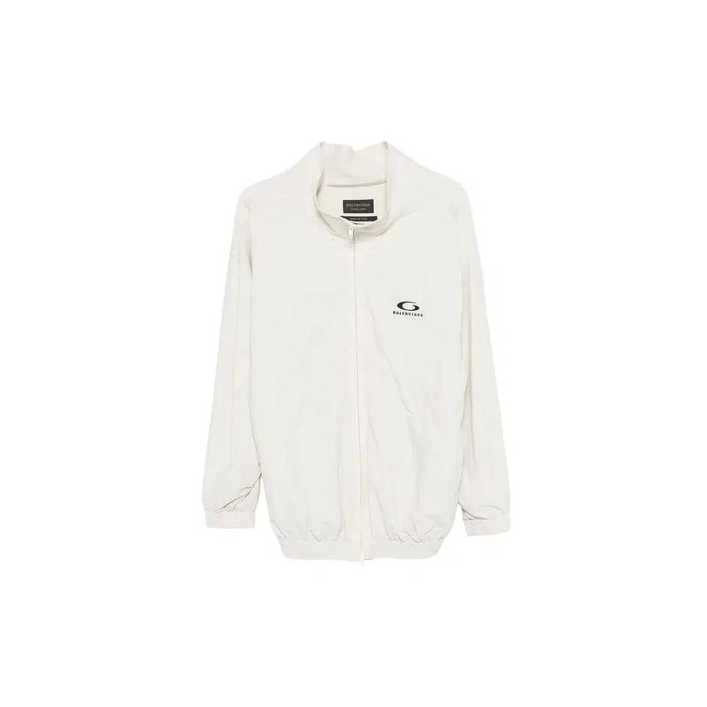 Трековые куртки Balenciaga Off Shoulder Tracksuit Jacket 'Грязно-белый' 2