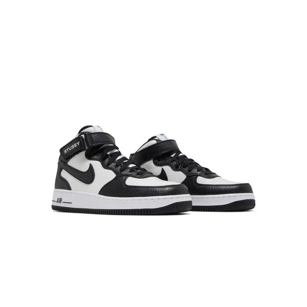 Кроссовки Stussy x Nike Air Force 1 Mid 'Black White' 8