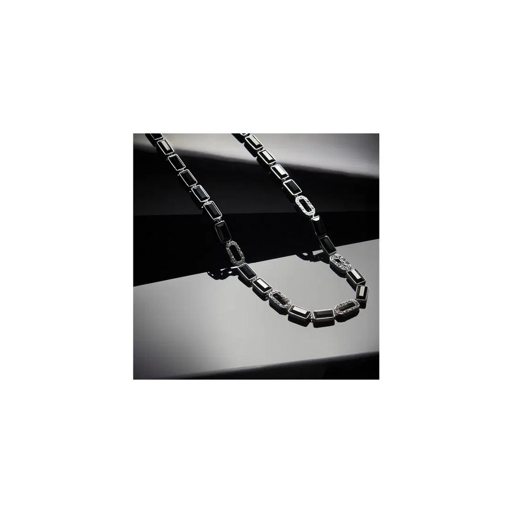 Karl Lagerfeld Черное колье с кристаллами KLAYC03 4