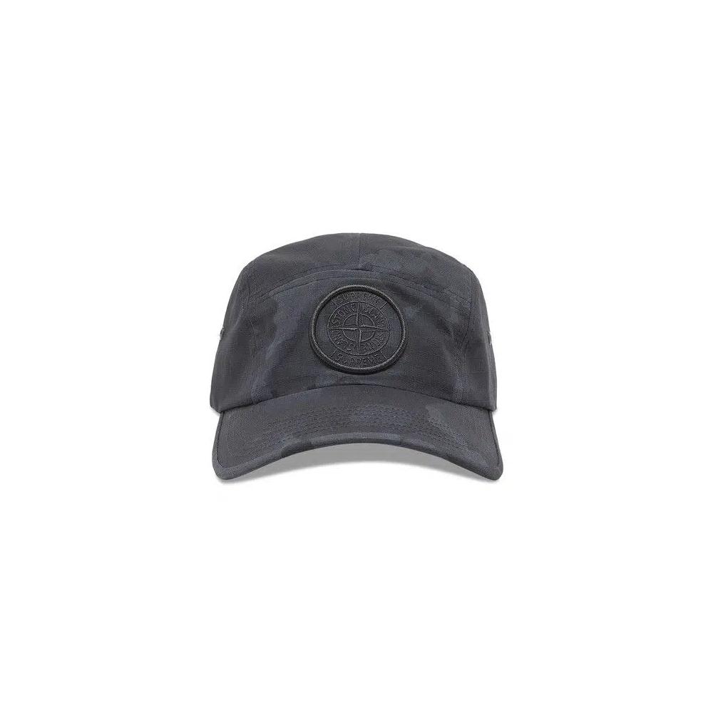 Кепки Supreme x Stone Island Reactive Ice Camo Camp Cap «Black» 1