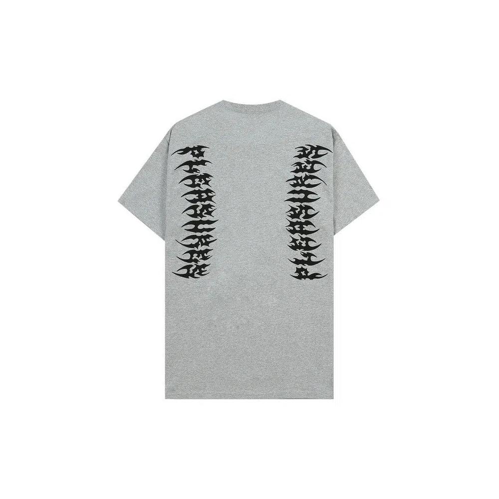 Футболки Pleasures Ripped T-Shirt 'Heather Grey' 2