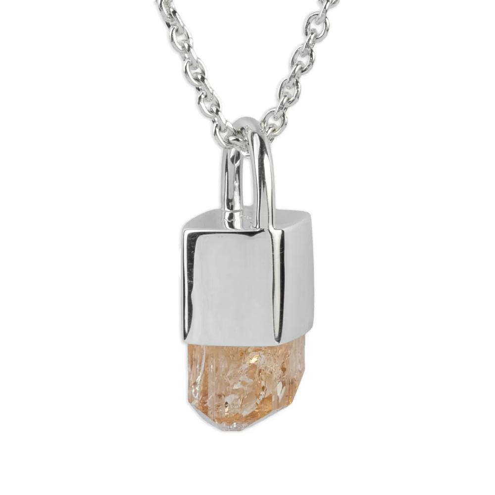 Серебряное колье Talisman с топазом 1