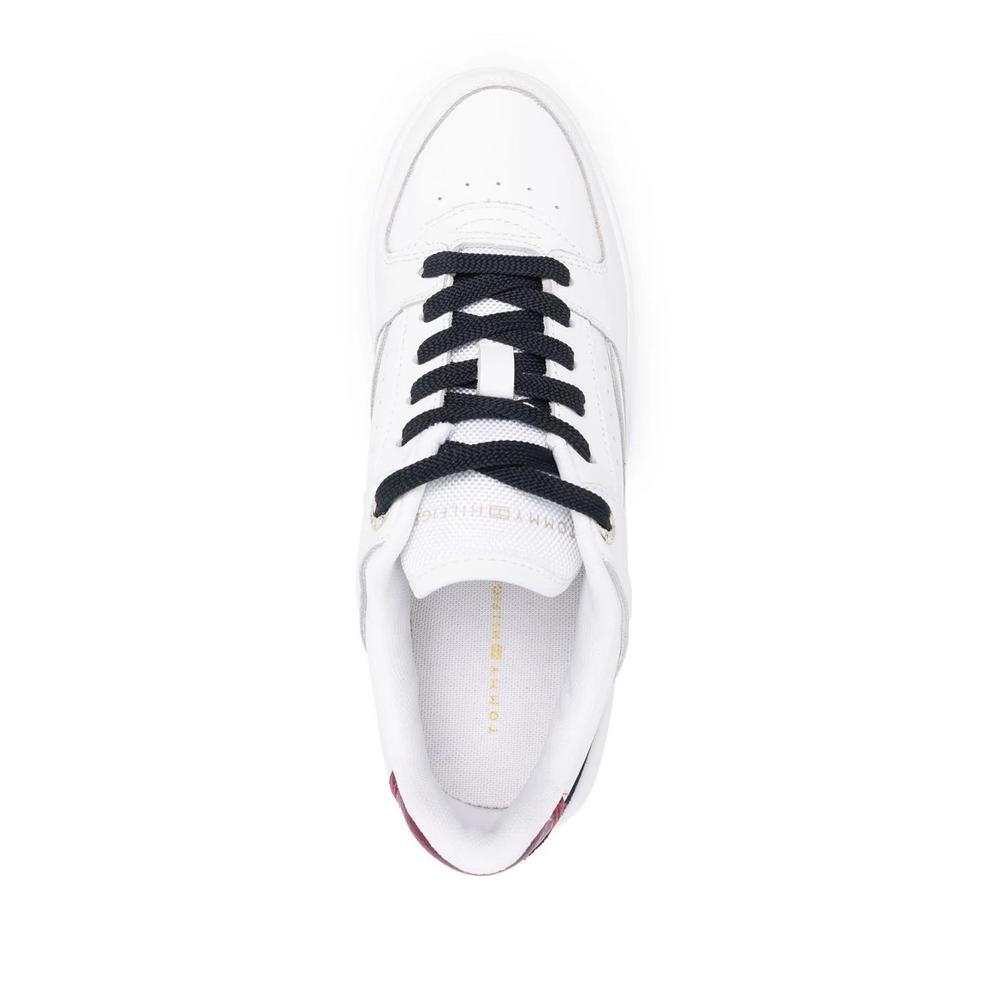 monogram low-top leather sneakers 4