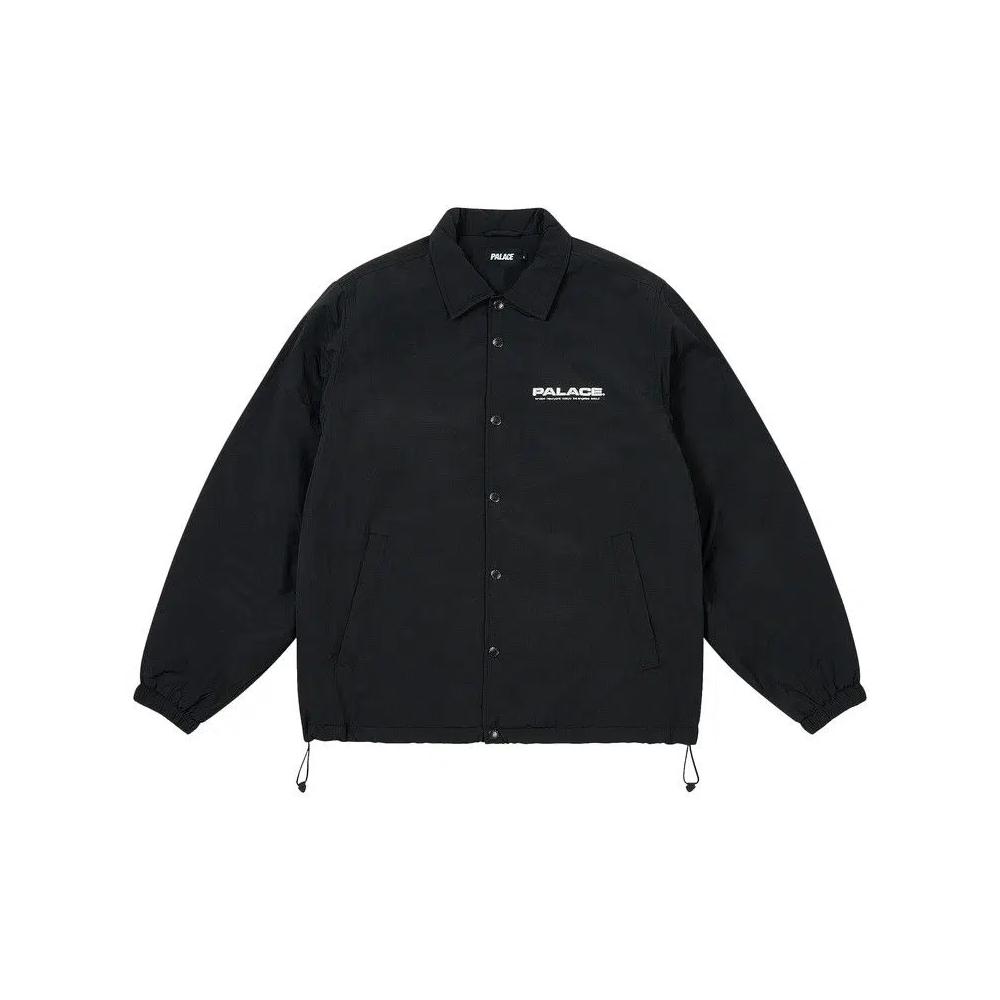 Куртки-тренчкоты Palace Fleece Lined Coach Jacket 'Черный' 1