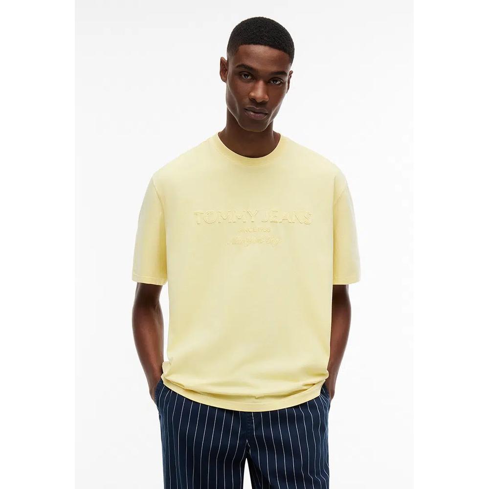 Оверсайз футболка с классическим тональным логотипом - Tommy Jeans 1