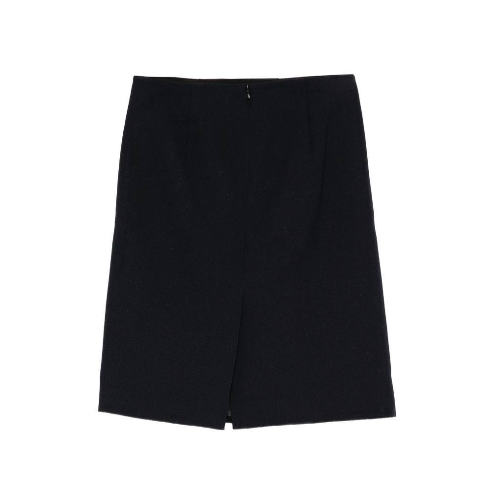 bow-detail wool skirt 2