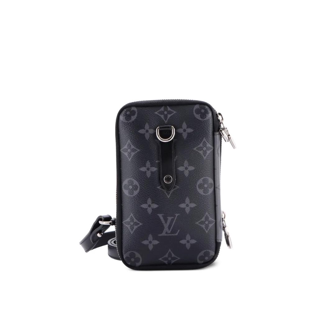 Клатч Double Phone Pouch Reverse Monogram Eclipse Canvas 1