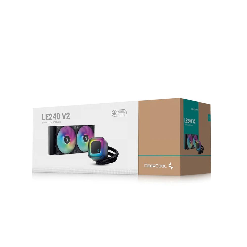 DEEPCOOL LE240 V2 240 мм ARGB водяное охлаждение - Black 6