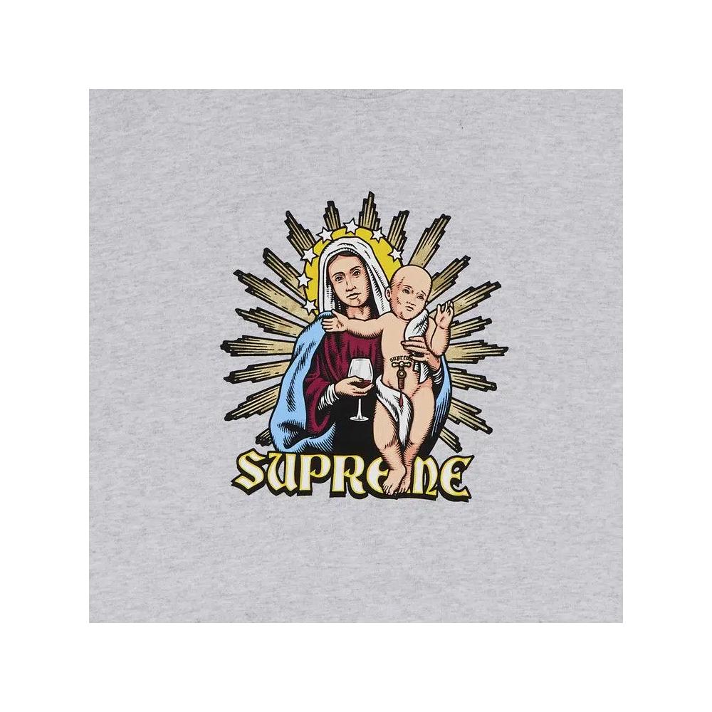 Футболки с коротким рукавом Supreme Blood Tee 'Ash Grey' 2