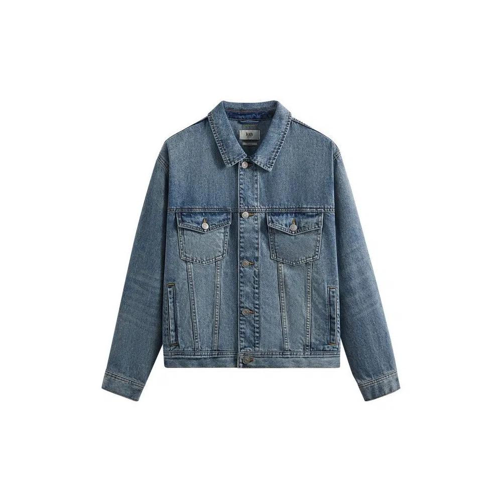 Джинсовые куртки Kith Centre Denim Jacket 'Dark Indigo' 1