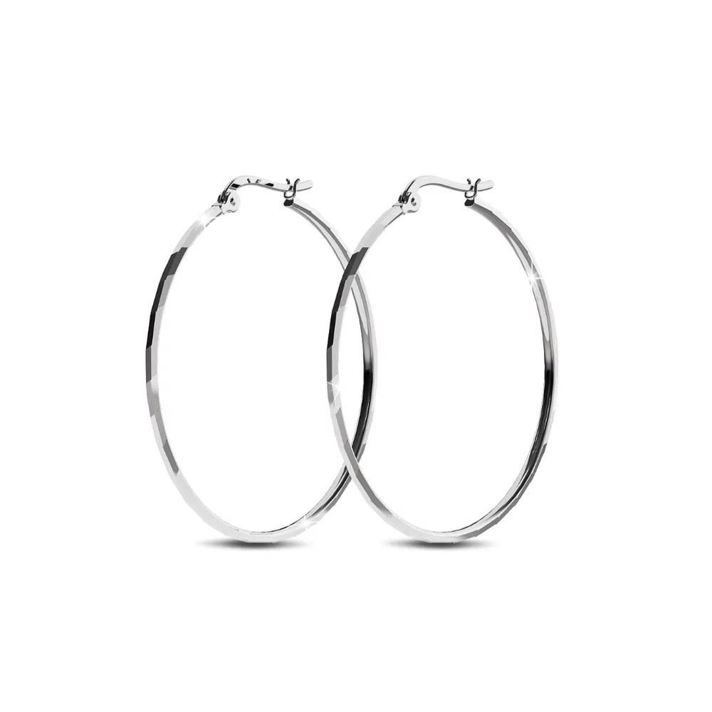 Серьги-кольца Sophia из стерлингового серебра 925 3