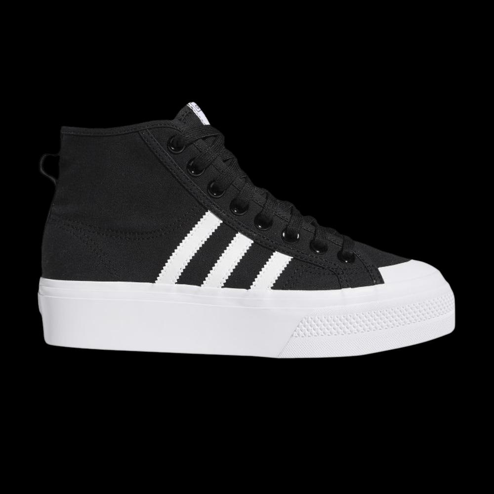 Кроссовки adidas Wmns Nizza Platform Mid 'Core Black White' 1
