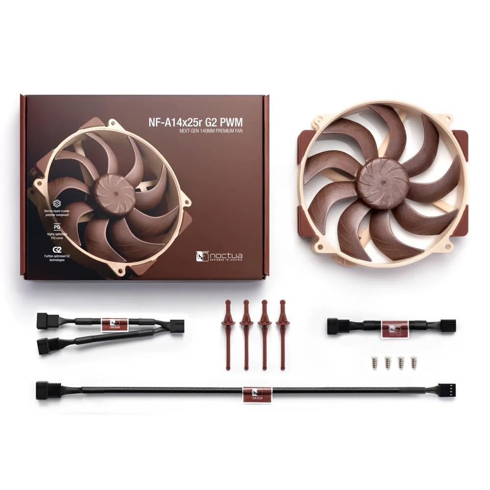Noctua NF-A14x25r G2 PWM 140mm вентилятор 4