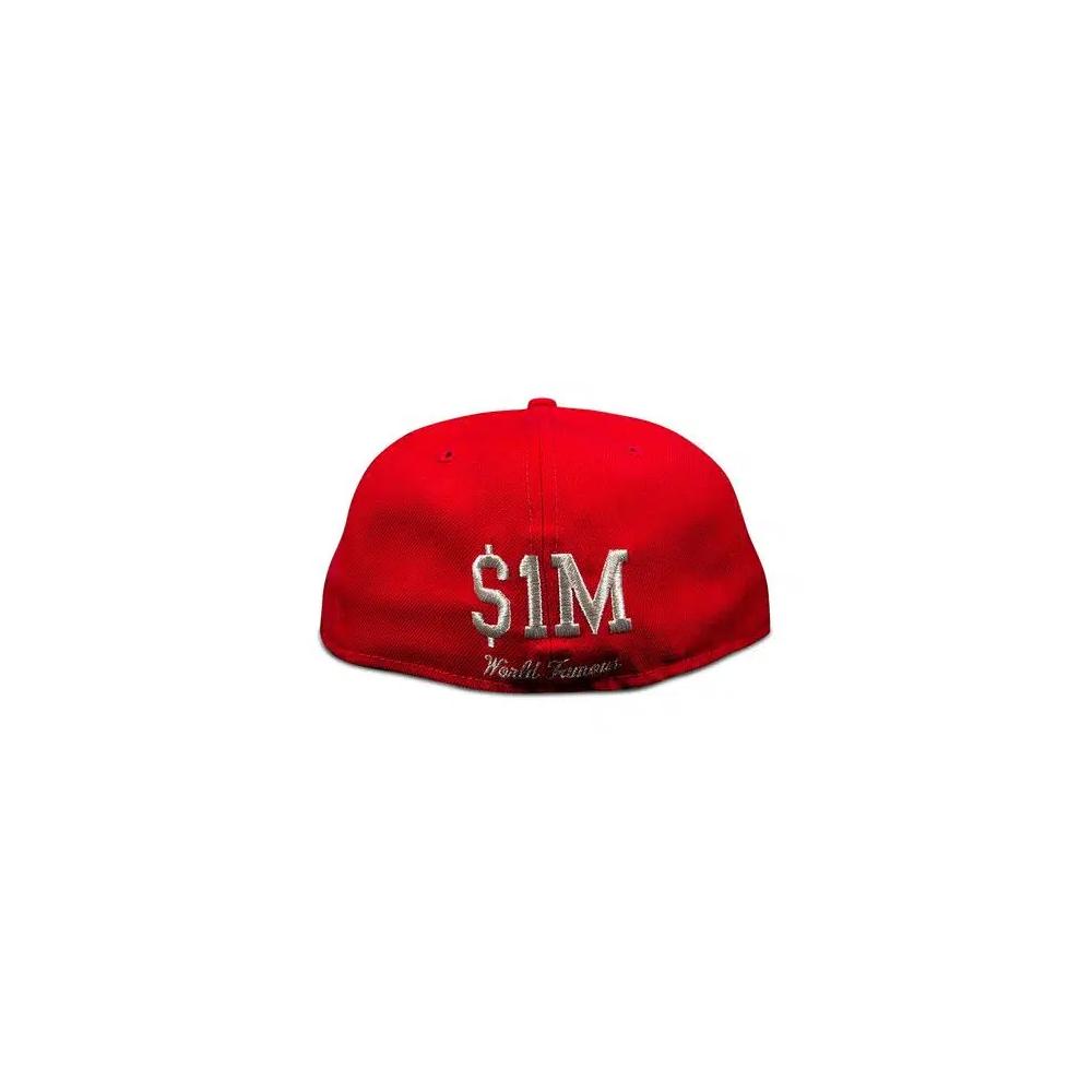 Шапки Supreme $1M Metallic Box Logo New Era 'Red' 2