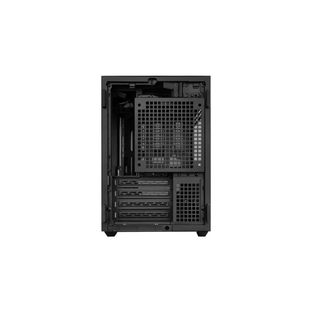 LIAN LI B4-mATX Wooden Micro-ATX корпус - Black черный 4