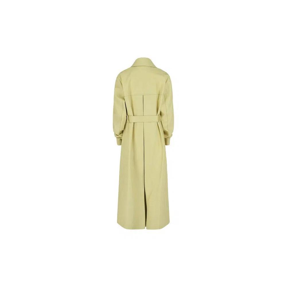 Верхняя одежда Givenchy Leather Trench Coat 'Pale Yellow' 2