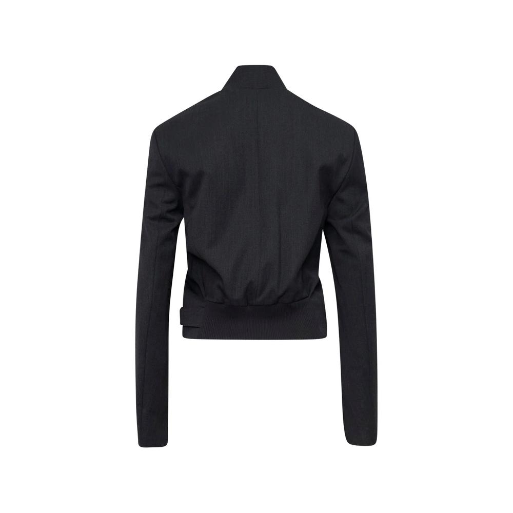 asymmetric button-fastening jacket 2
