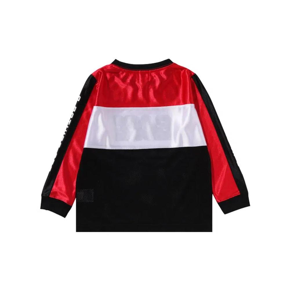 Топы BAPE Kids Mesh Long-Sleeve Tee 'Красный' 2