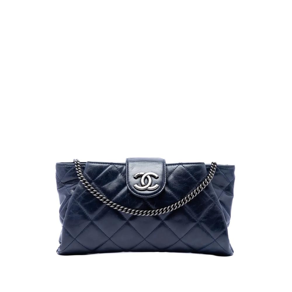 Стеганая сумка через плечо Coco Pleats Chain Clutch (2014-2015 годы) 1