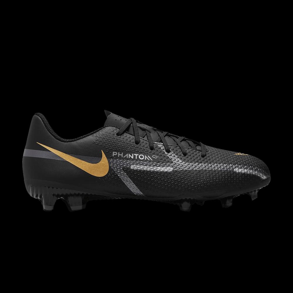 Бутсы Nike Phantom GT2 Academy MG GS 'Black Metallic Gold' 1
