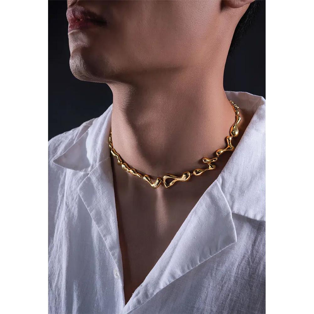 Колье-чокер Drip Delulu с позолотой 18K 3