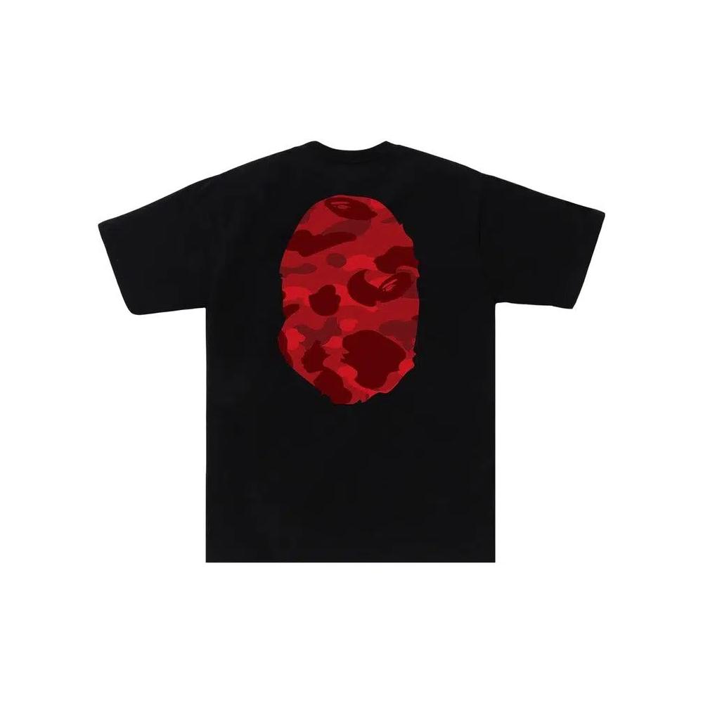 Топы BAPE Color Camo Big Ape Head Tee 'Black/Red' 2