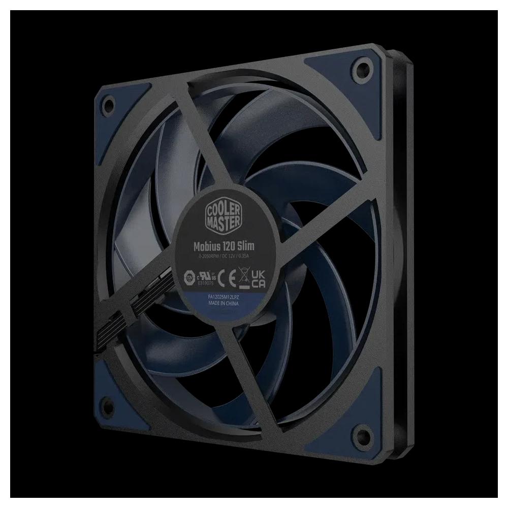 Cooler Master MasterFan MOBIUS 120 SLIM 120 мм вентилятор 3