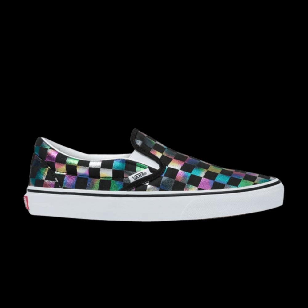 Слипоны Vans Slip-On 'Iridescent Checkerboard' 1