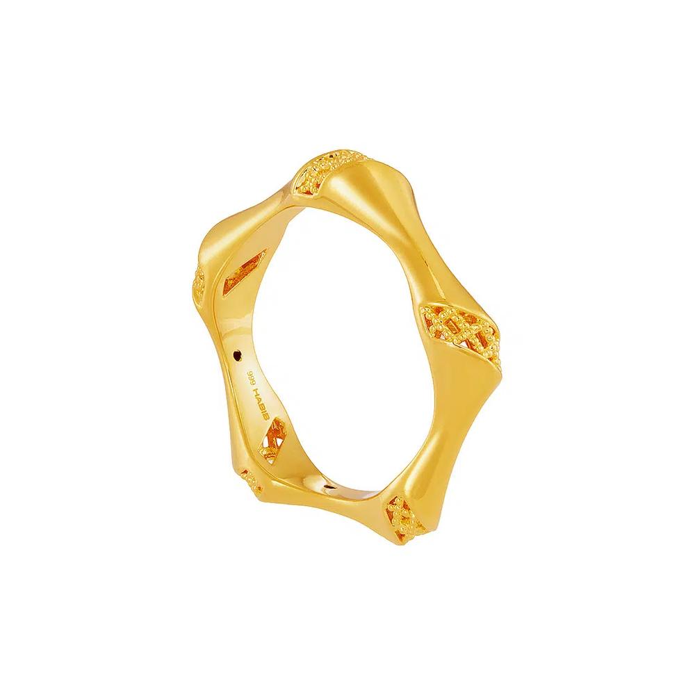 HABIB 999/24K Желтое Золотое Кольцо 9200031Y 3