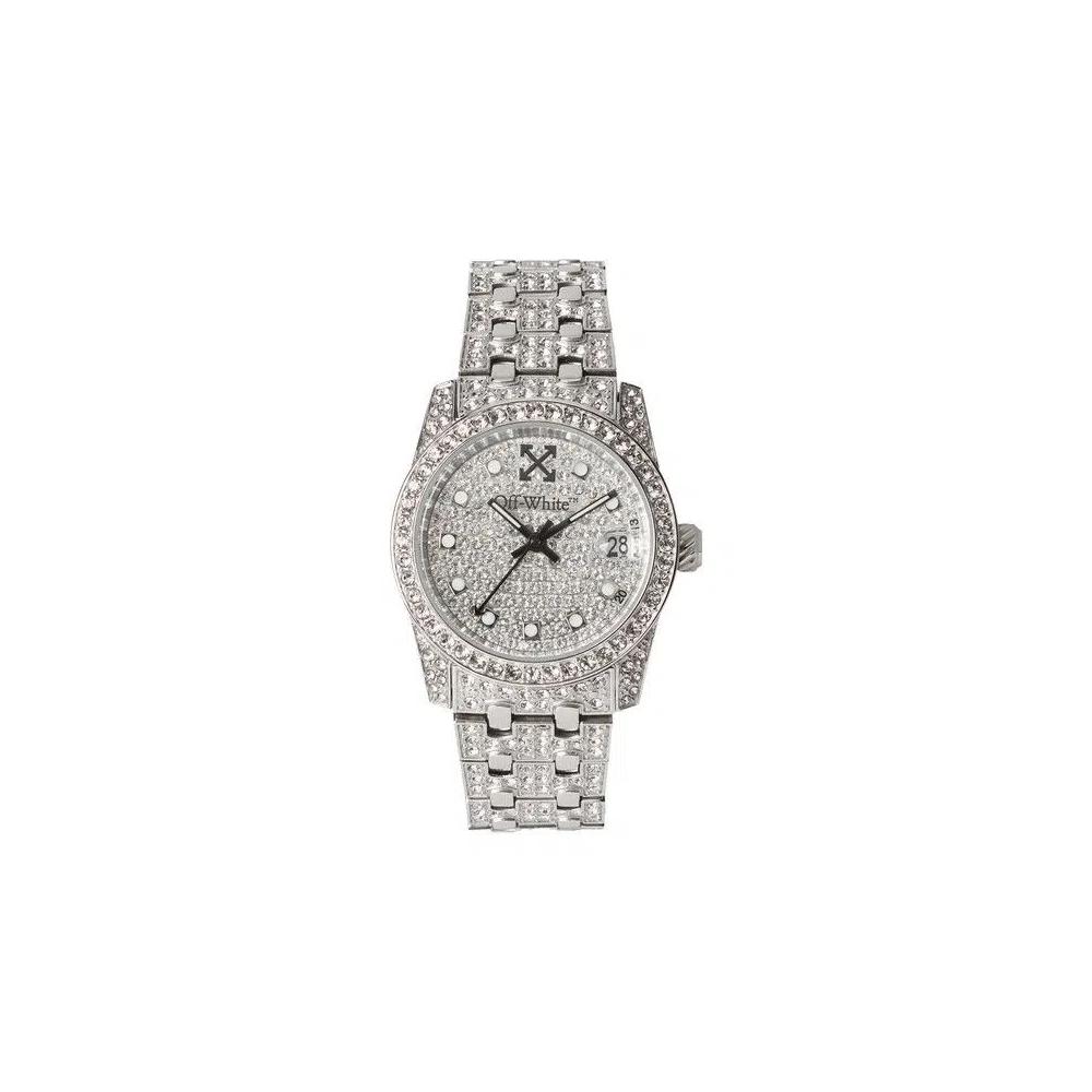 Часы Off-White Discreet Crystal Watch 'Stainless Steel' 1