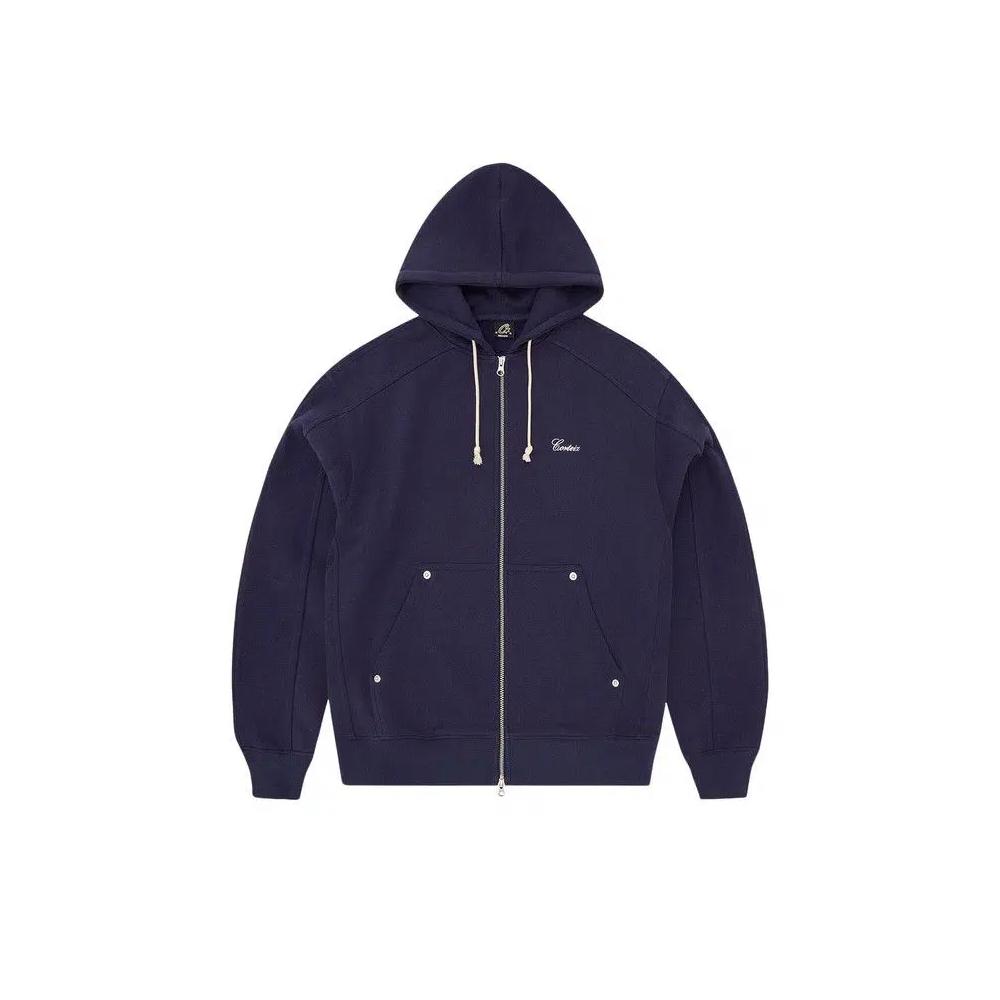 Толстовка на молнии Corteiz Ardwear Work Zip Hoodie «Navy» 1