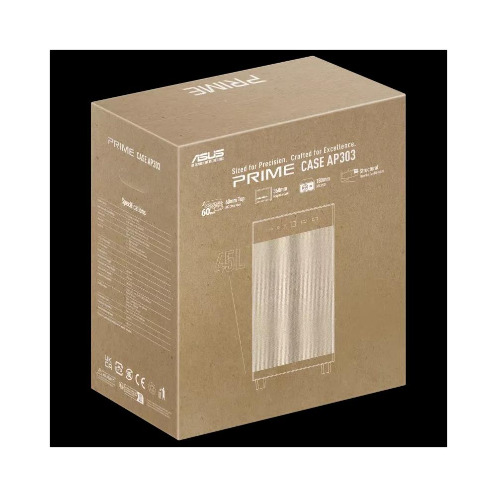ASUS Prime AP303 Mesh корпус ATX - White белый 7