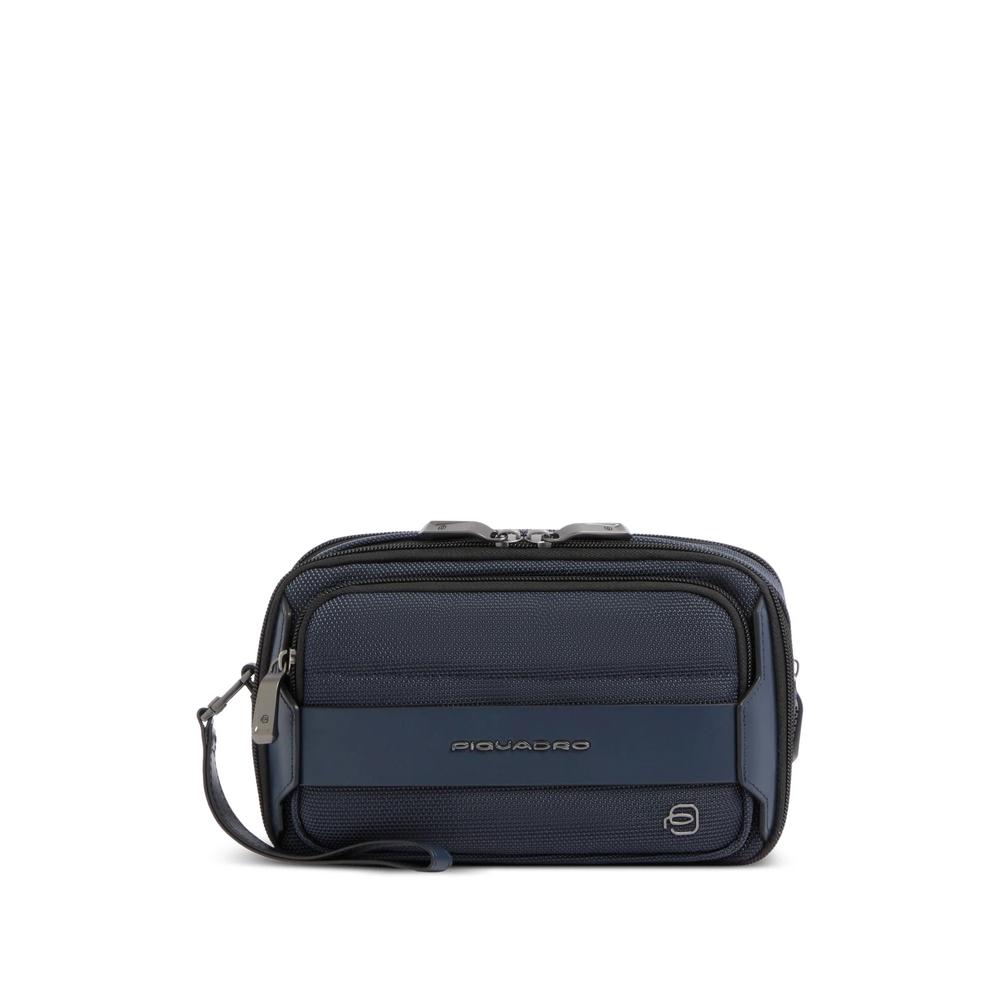 logo-plaque zip-around clutch bag 1