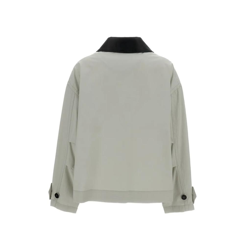 collar button-up jacket 2