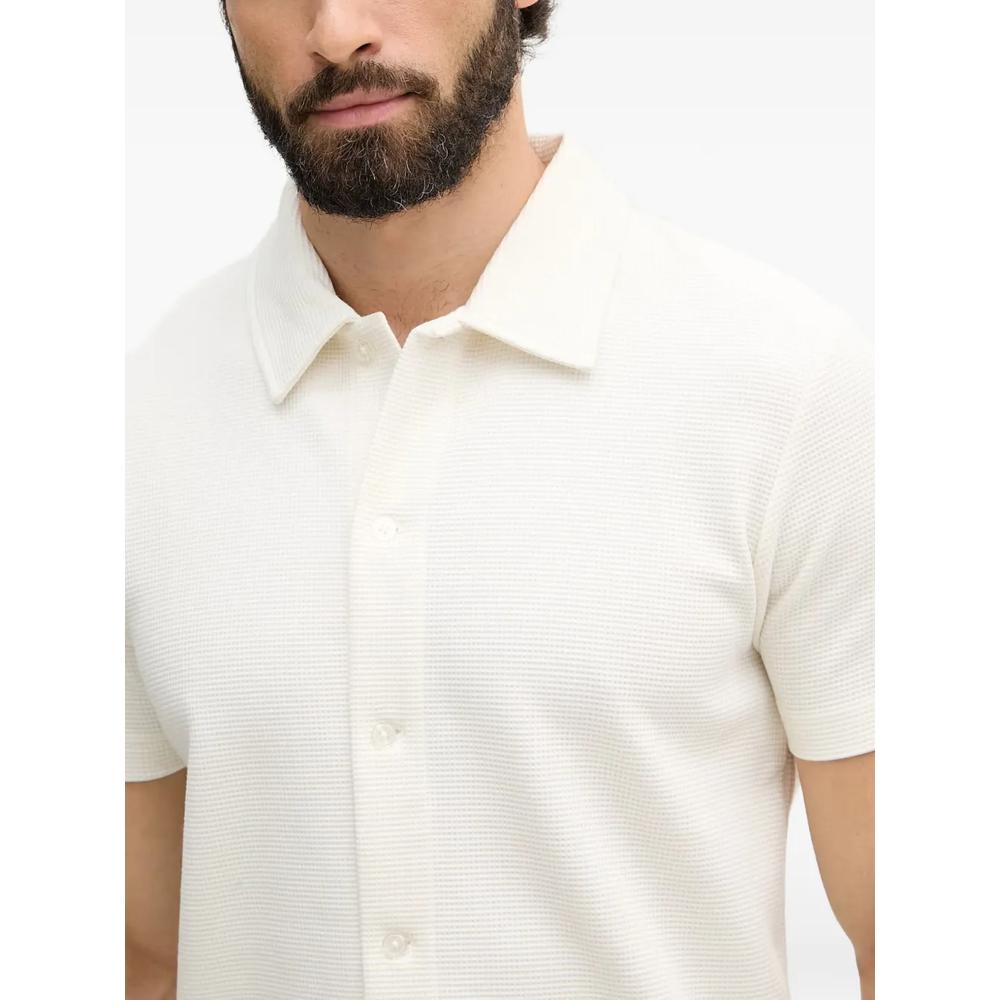 waffle-knit short-sleeve shirt 4