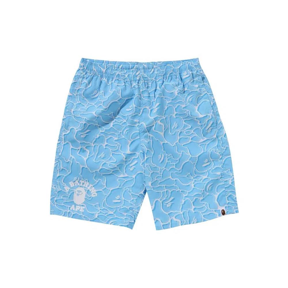 Шорты BAPE ABC Sea Surface Camo Beach Shorts 'Blue' 1