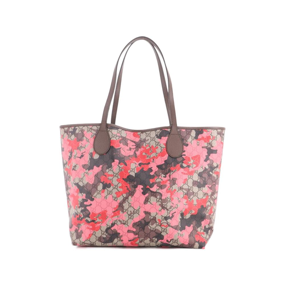 GG Open GG Camouflage Coated Canvas Large tote bag 2