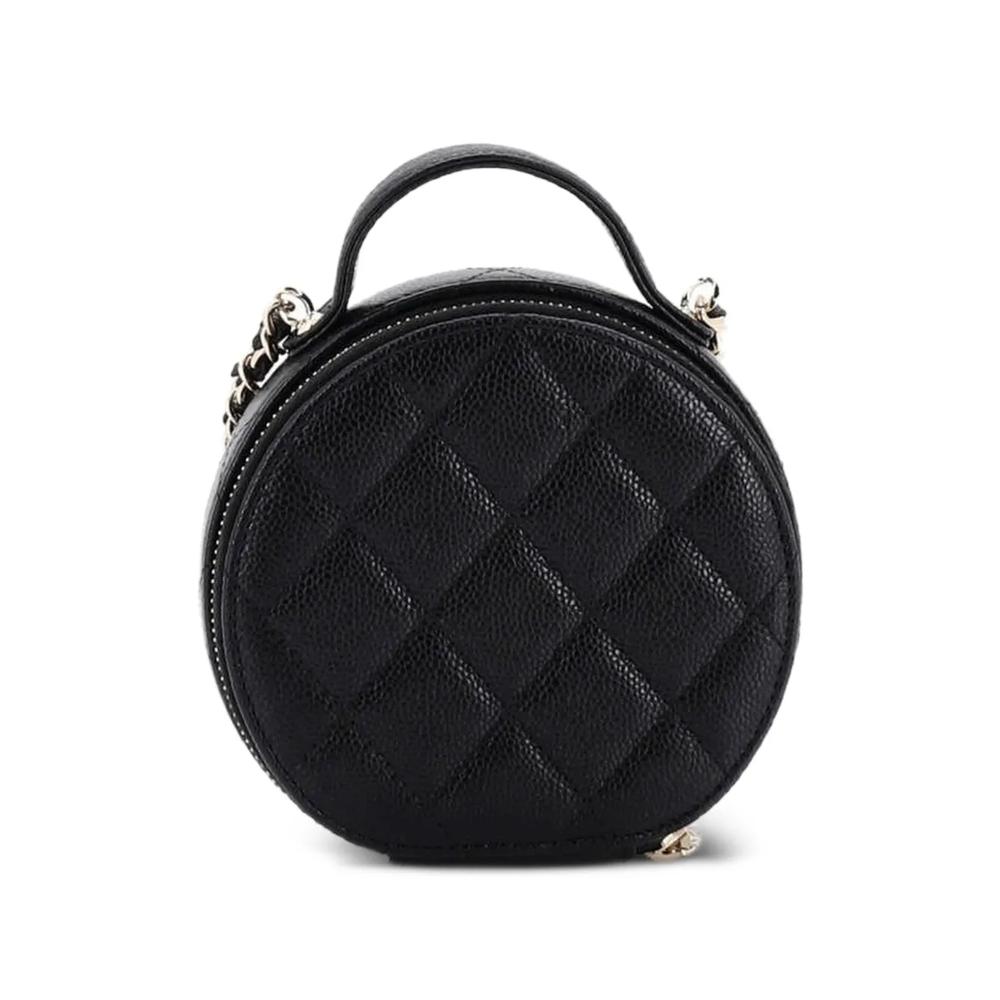 Маленькая сумка через плечо Handle with Care Round Vanity Case with Chain 2