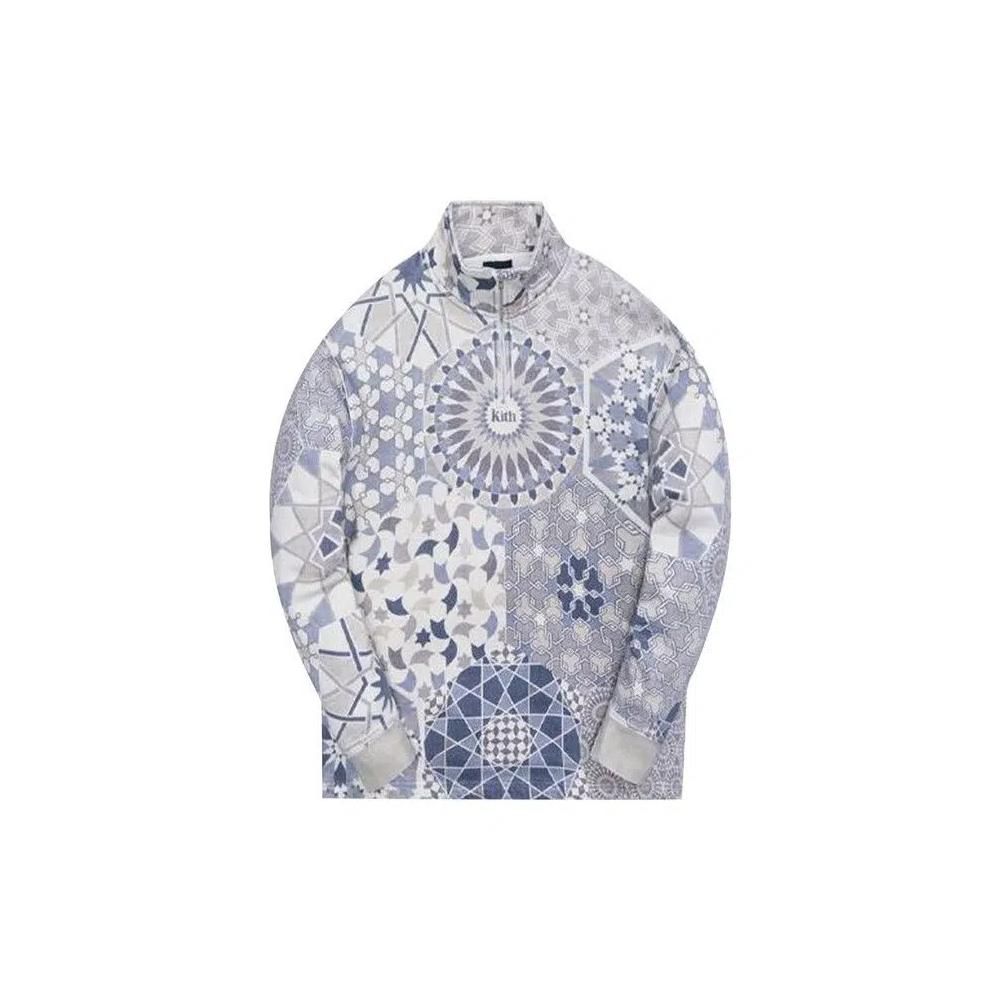 Топ Kith Moroccan Tile Quarter Zip 'Canvas' 1