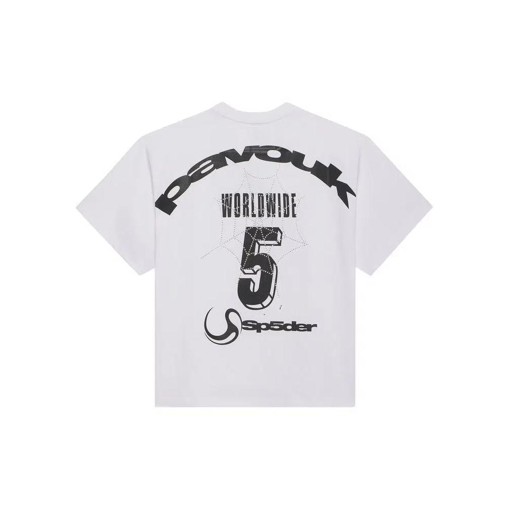 Футболки Sp5der Pavouk Rhinestone Tee 'White' 2