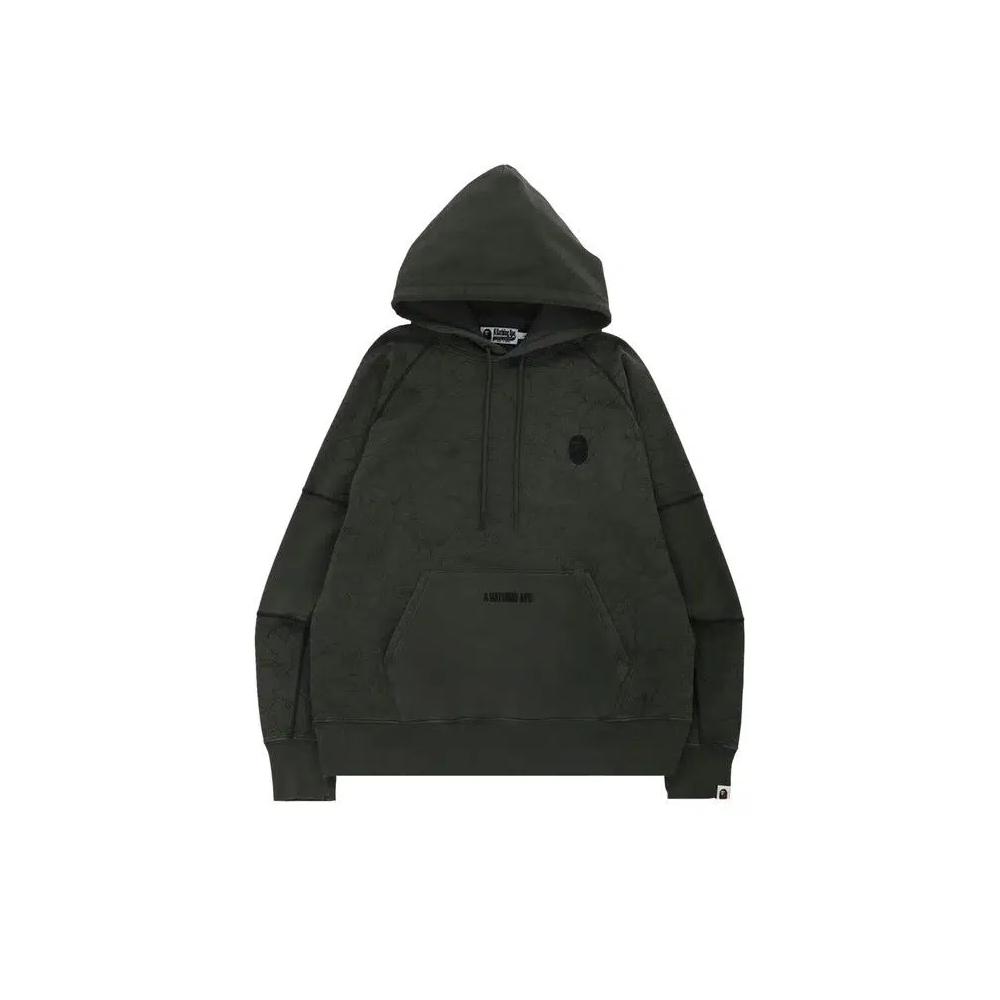 Худи BAPE Line 1st Camo Washed Relaxed Fit Pullover Hoodie 'Черный' 1